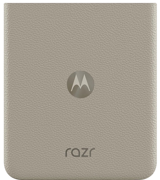 Akkuabdeckung Motorola Razr 2024 / Razr 50, Creme (Bimsstein), Service Pack SL98E12657