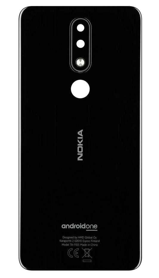 Akkudeckel Nokia 5.1 Plus, Schwarz, Swap