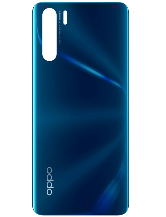 Akku-Abdeckung Oppo F15 / A91, Blazing Blue, Service Pack 3016460 