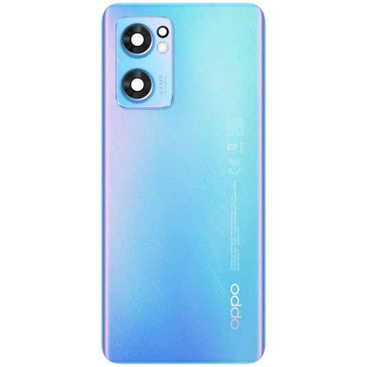 Akku-Abdeckung Oppo Find X5 Lite / Reno7 5G, Blau (Startrails Blau), Service Pack 4150029