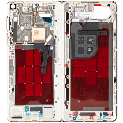 Mittelgehäuse Huawei Mate X7, Gold, Service Pack 02357JUK