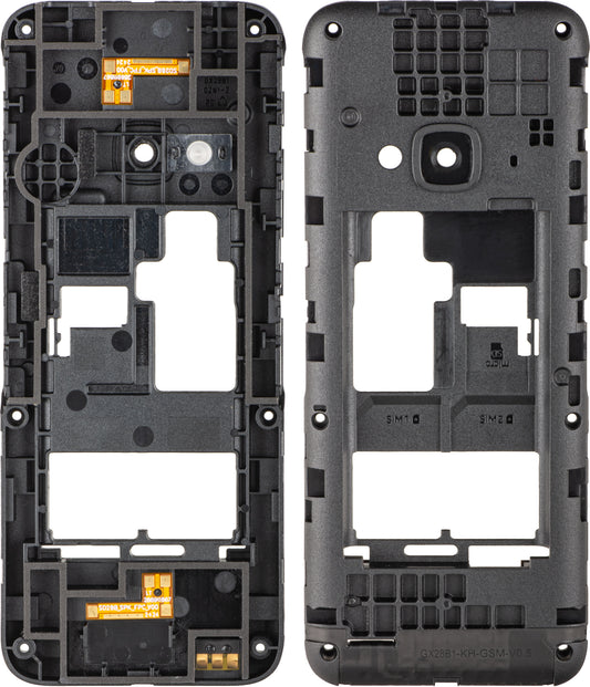 Mittelgehäuse Nokia 5310 (2024), Schwarz, Service Pack 286912616