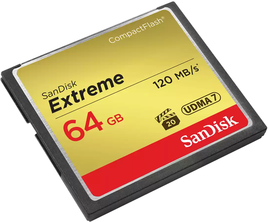 SanDisk Extreme CompactFlash Speicherkarte, 64Gb, UDMA 7 SDCFXSB-064G-G46