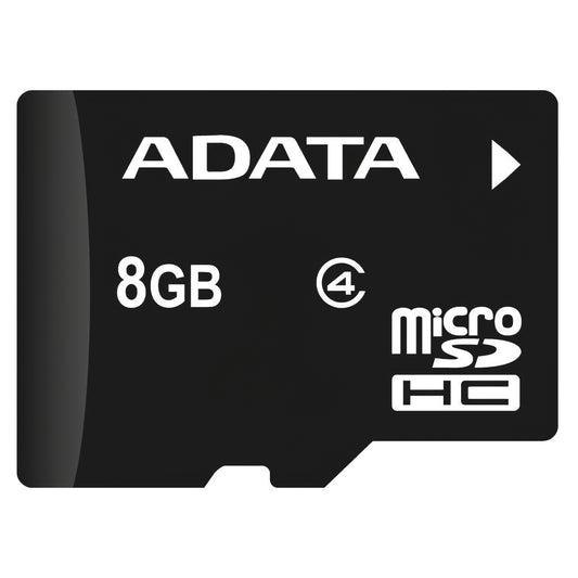 Adata microSDHC-Speicherkarte, 8 GB, Klasse 4 AUSDH8GCL4-R