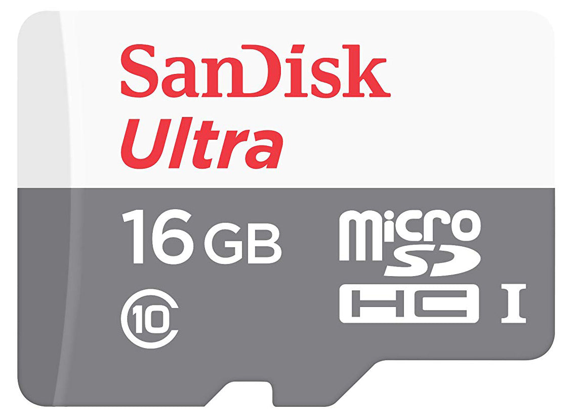 SanDisk Ultra microSDHC Speicherkarte, 16Gb, Klasse 10 SDSQUNS-016G-GN3MN