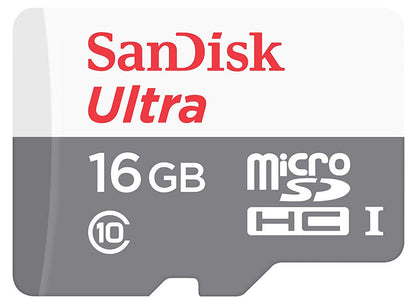 SanDisk Ultra microSDHC Speicherkarte, 16Gb, Klasse 10 SDSQUNS-016G-GN3MN