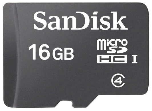 SanDisk microSDHC-Speicherkarte, 16 GB, Klasse 4 SDSDQM-016G-B35