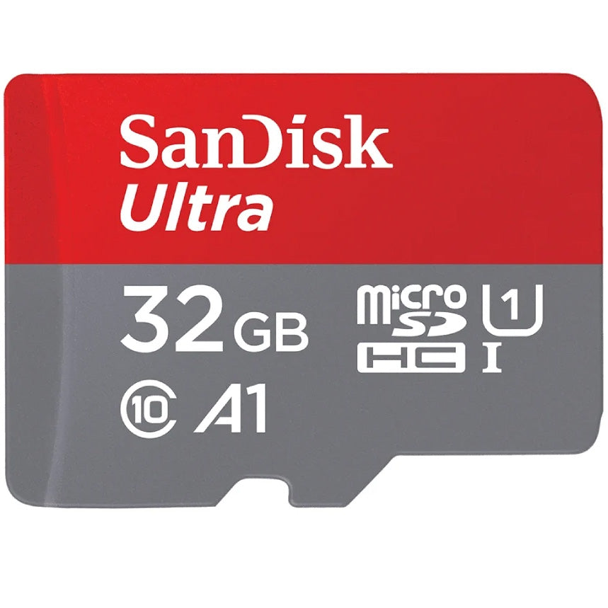 SanDisk Ultra Android A1 microSDHC Speicherkarte, 32Gb, Klasse 10 / UHS-1 U1, mit Adapter SDSQUA4-032G-GN6MA