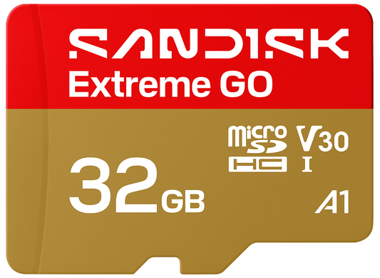 microSDHC Speicherkarte SanDisk Extreme GO Android A1, 32GB, Klasse 10 / UHS-1 U1 SDSQXGN-032G-GN6MN