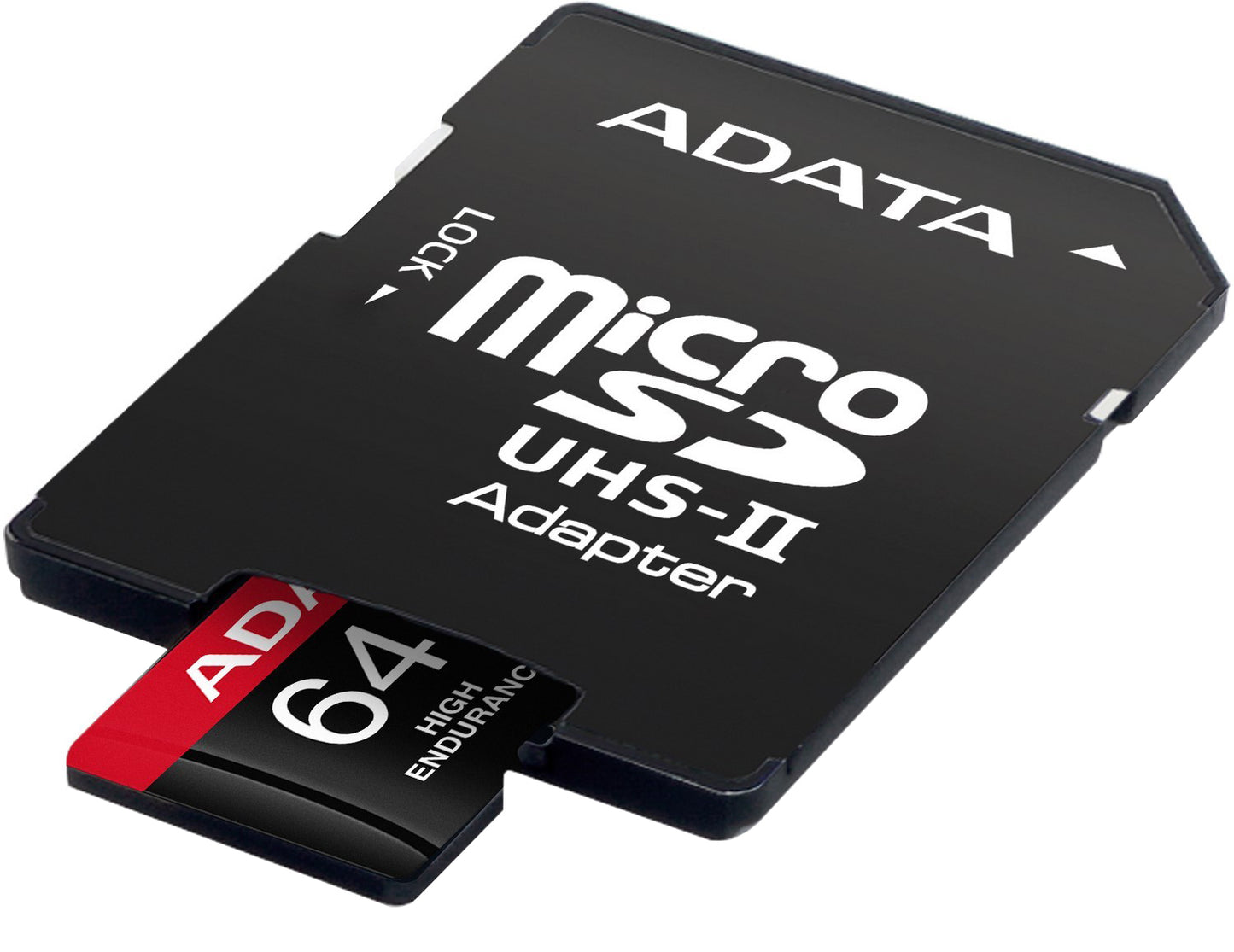 Speicherkarte microSDXC Adata High Endurance, 64Gb, Klasse 10 / UHS-1 U3, mit Adapter AUSDX64GUI3V30SHA2-RA1