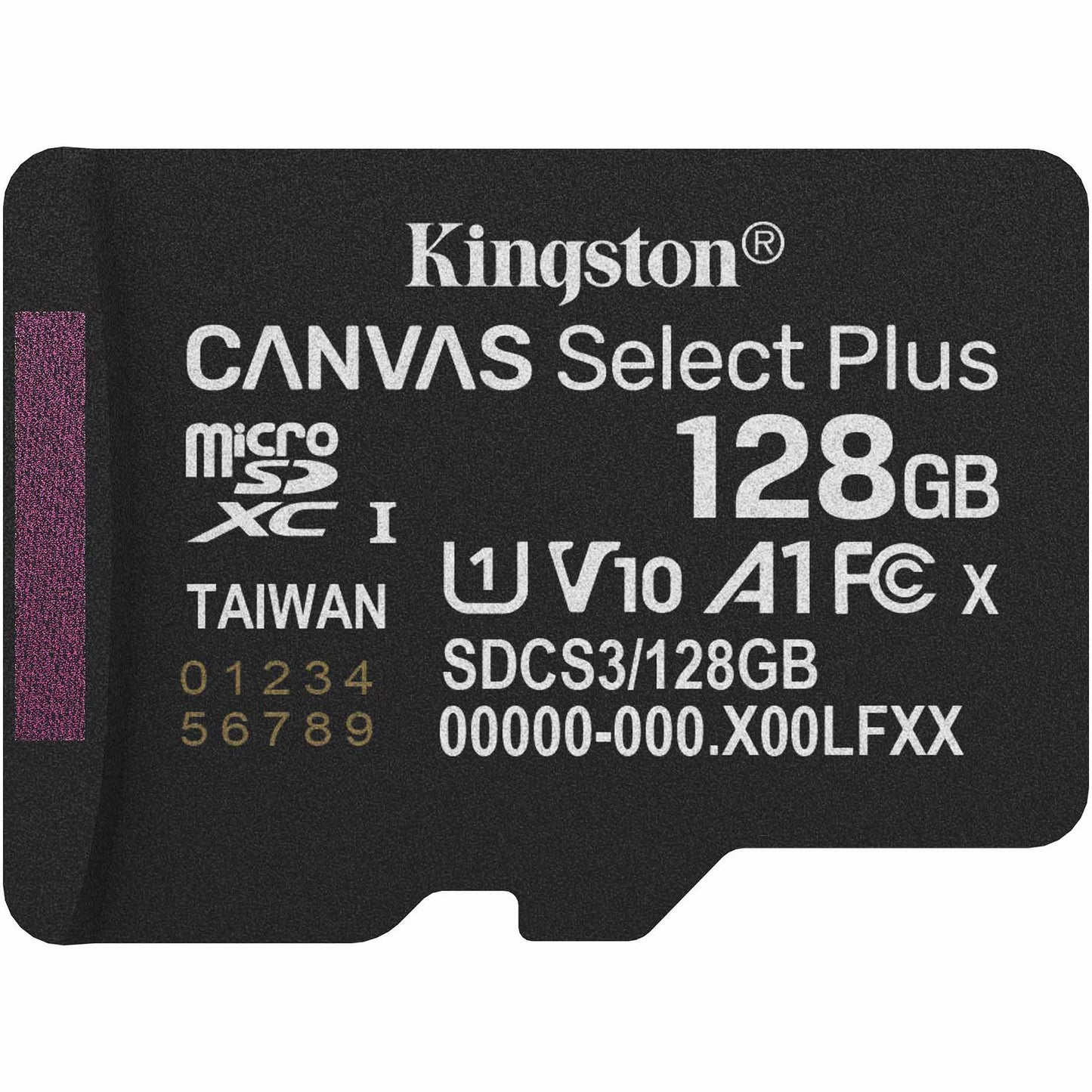Kingston Canvas Select Plus Android A1 microSDXC Speicherkarte, 128Gb, Klasse 10 / UHS-1 U1 SDCS3/128GBSP