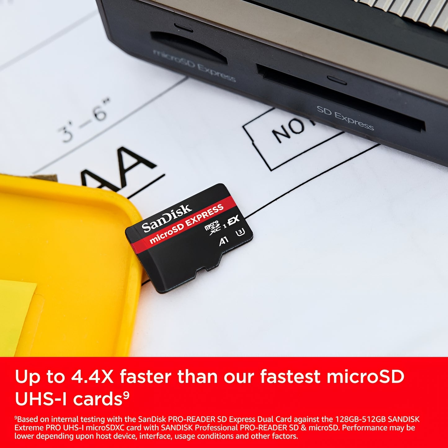 SanDisk Express microSDXC Memory Card, 128Gb, Class 10 / UHS-1 U3 SDSQXFN-128G-GN4NN