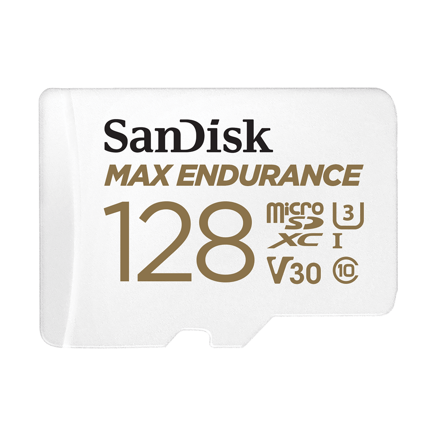 Speicherkarte microSDXC SanDisk MAX Endurance, 128Gb, Klasse 10 / UHS-1 U3, mit Adapter SDSQQVR-128G-GN6IA