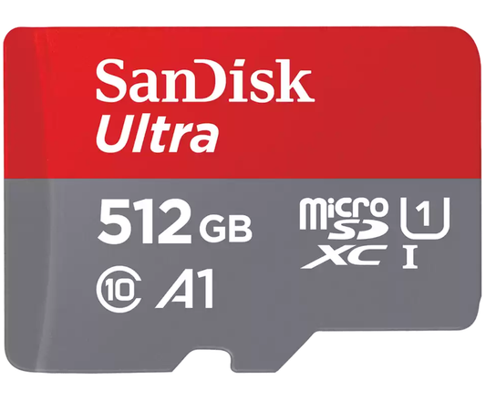 Speicherkarte microSDXC SanDisk Ultra Android A1, 512Gb, Klasse 10 / UHS-1 U1 SDSQUAC-512G-GN6MN