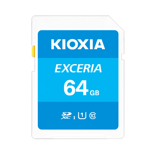 KIOXIA SDHC Speicherkarte, 64Gb, Klasse 10 / UHS-1 U1 KIOXIA _SD_64G 