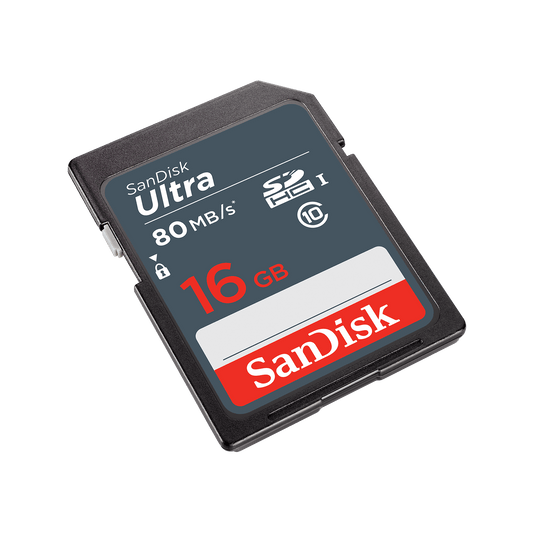 SDHC-Speicherkarte SanDisk Ultra, 16GB, Klasse 10 SDSDUNS-016G-GN3IN