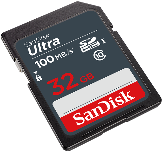 SDHC-Speicherkarte SanDisk Ultra, 32Gb, Klasse 10 SDSDUNR-032G-GN3IN