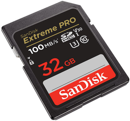 SDHC-Speicherkarte SanDisk Extreme Pro, 32Gb, Klasse 10 / UHS-1 U3 SDSDXXO-032G-GN4IN