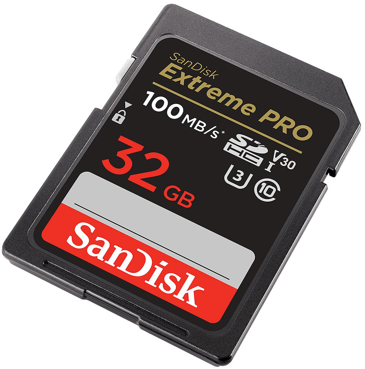 SDHC-Speicherkarte SanDisk Extreme Pro, 32Gb, Klasse 10 / UHS-1 U3 SDSDXXO-032G-GN4IN