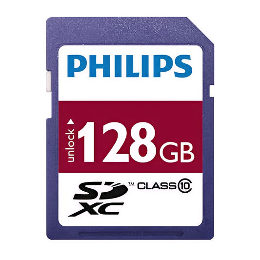 Philips SDXC Speicherkarte, 128Gb, Klasse 10 FM12SD55B/10