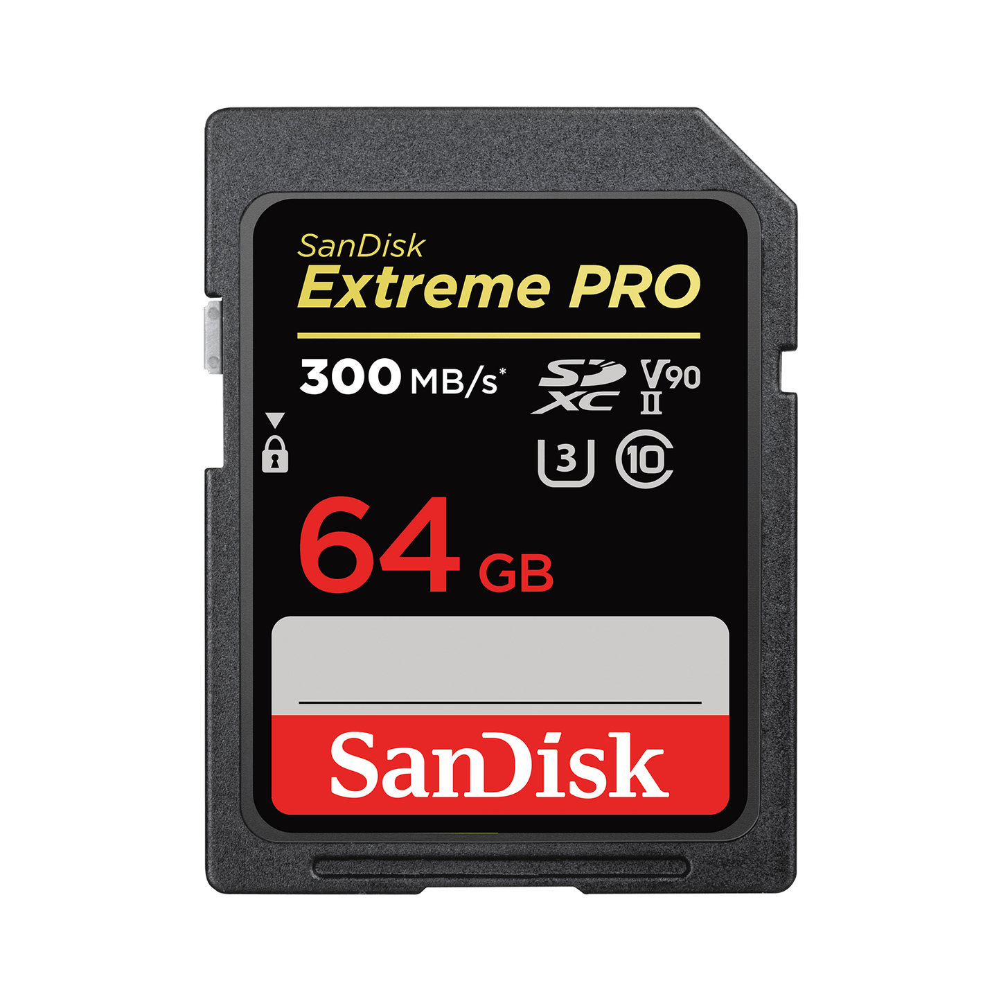 SDXC-Speicherkarte SanDisk Extreme Pro, 64Gb, Klasse 10 / UHS-1 U3 SDSDXXU-064G-GN4IN