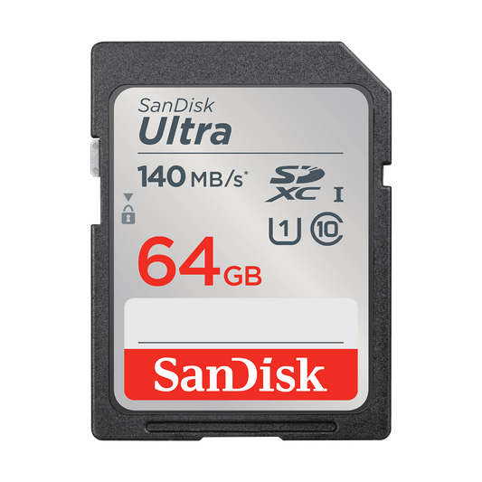 SDXC-Speicherkarte SanDisk Ultra, 64Gb, Klasse 10 / UHS-1 U1 SDSDUNB-064G-GN6IN