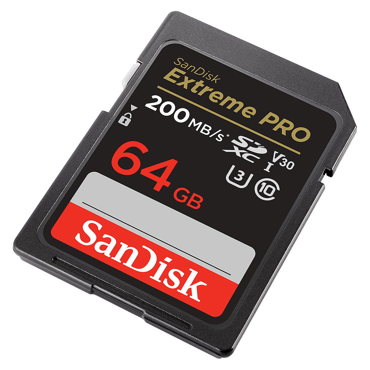 SDXC-Speicherkarte SanDisk Extreme Pro, 64Gb, Klasse 10 / UHS-1 U3 SDSDXXU-064G-GN4IN