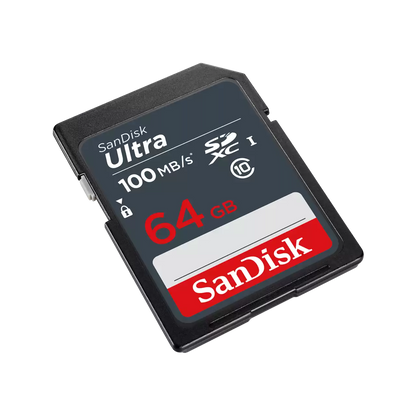 SDXC-Speicherkarte SanDisk Ultra, 64GB, Klasse 10 SDSDUNR-064G-GN3IN