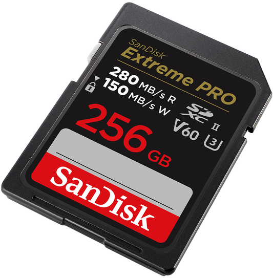 SDXC Speicherkarte SanDisk Extreme Pro, 256GB, Klasse 10 / UHS-2 U3 SDSDXEP-256G-GN4IN