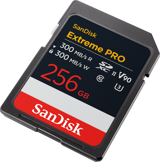 SDXC Speicherkarte SanDisk Extreme Pro, 256GB, Klasse 10 / UHS-2 U3 SDSDXDM-256G-GN4IN