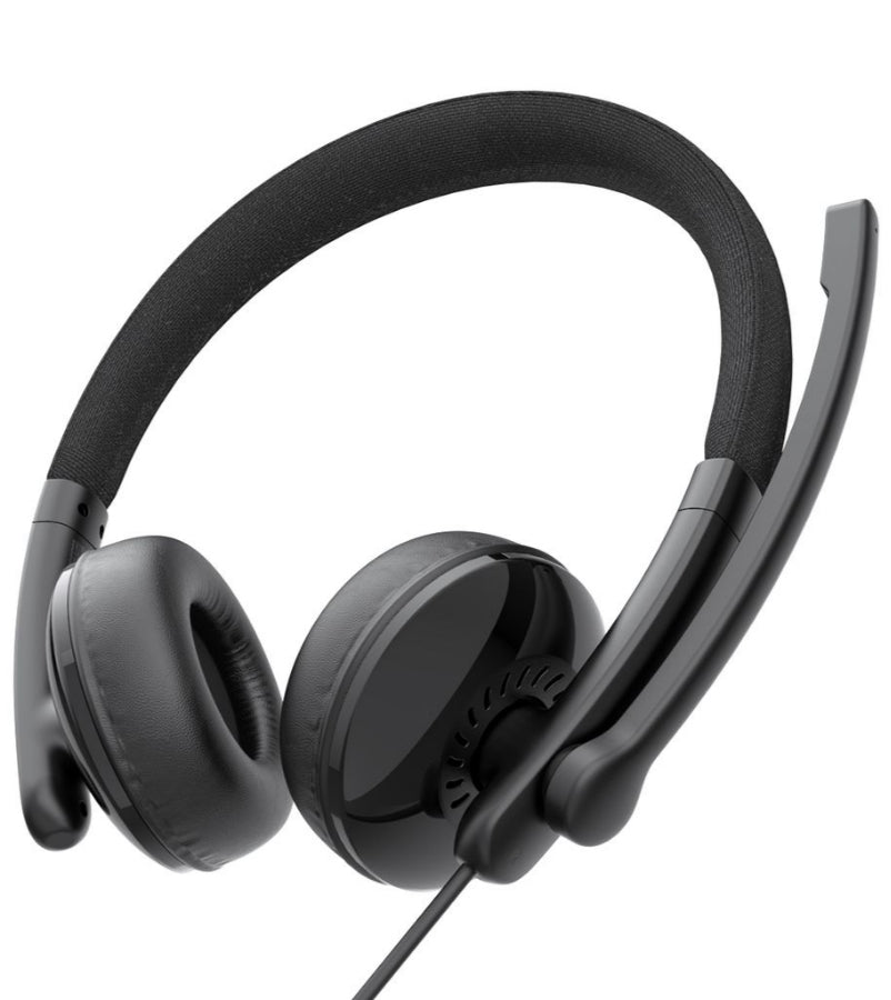 USB-C / USB-A Callcenter-Headset EMEET GeniusCall HS50, Schwarz