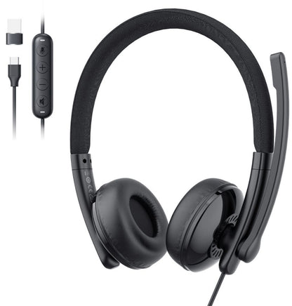 USB-C / USB-A Callcenter-Headset EMEET GeniusCall HS50, Schwarz