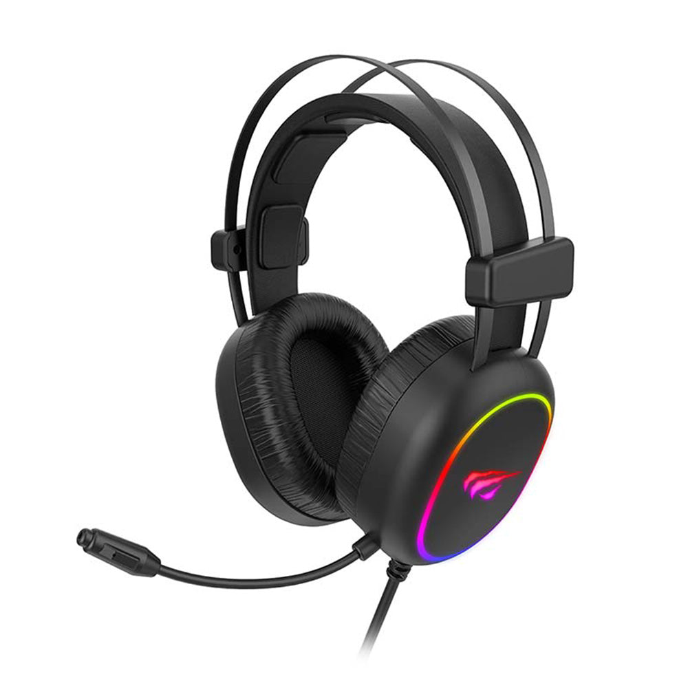 HAVIT H2016d Gaming Headphones 3.5mm, RGB, 2m, Black