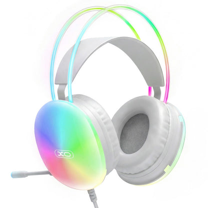 Gaming-Kopfhörer 3,5 mm XO Design GE11, RGB, Weiß