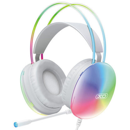 Gaming-Kopfhörer 3,5 mm XO Design GE11, RGB, Weiß