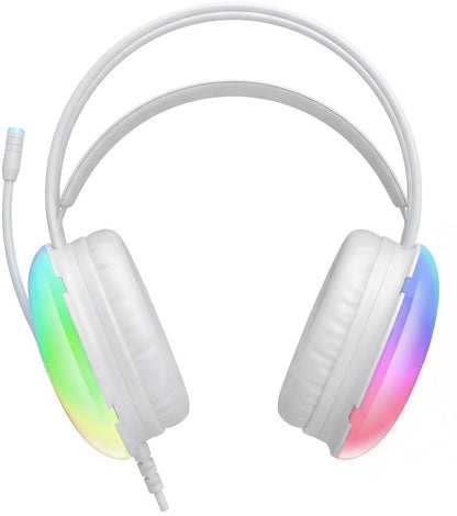 Gaming-Kopfhörer 3,5 mm XO Design GE11, RGB, Weiß