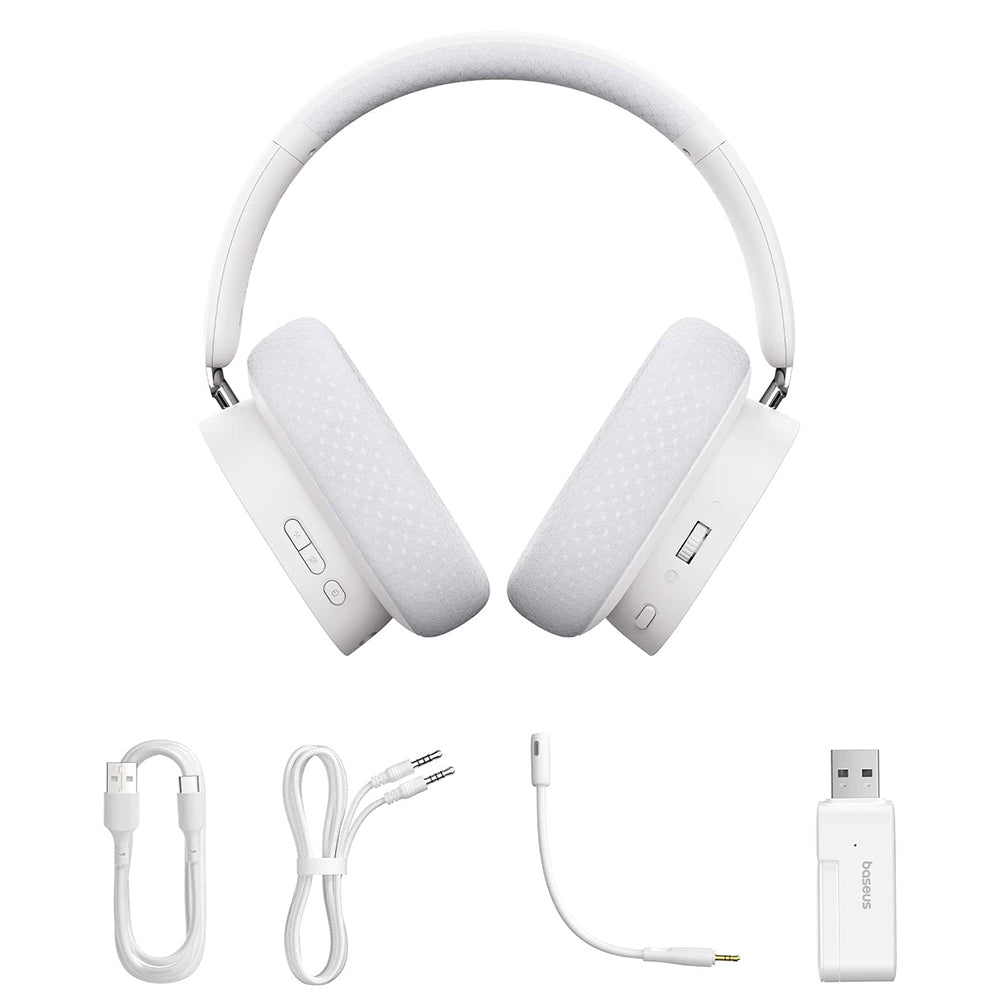Gaming-Kopfhörer Wireless Baseus AeQur GH02, RGB, BT / Wi-Fi / Wired, Schwarz A00050800113-Z1