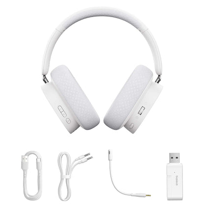 Gaming-Kopfhörer Wireless Baseus AeQur GH02, RGB, BT / Wi-Fi / Wired, Schwarz A00050800113-Z1