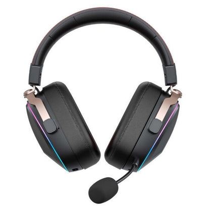 Gaming-Kopfhörer Wireless HAVIT H2039BG, RGB, BT / Wi-Fi / Kabelgebunden, Schwarz Ocker