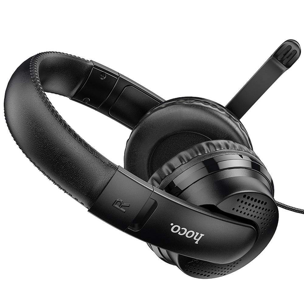 Gaming Headphones 3.5mm HOCO W103, Black