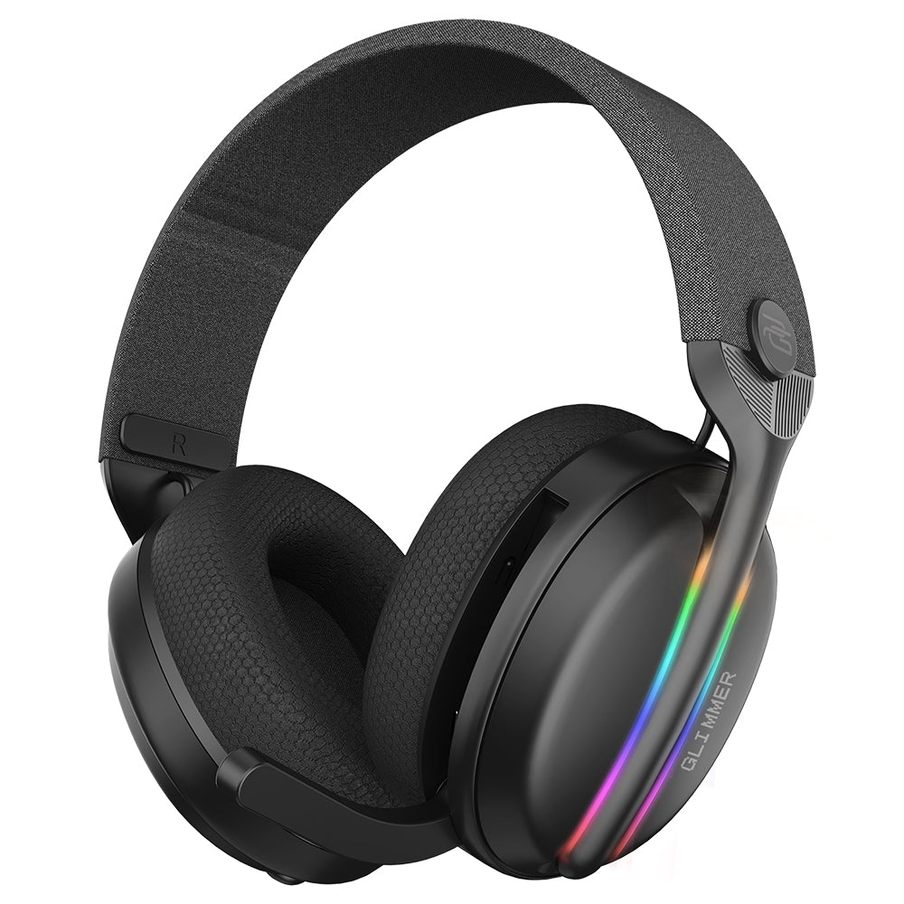 Gaming-Kopfhörer Wireless Proove Glimmer, RGB, BT / Wi-FI / Wired, Schwarz WHGL00022001