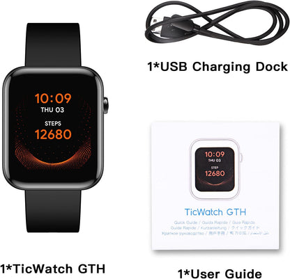 Smartwatch Mobvoi GTH Raven, Schwarz