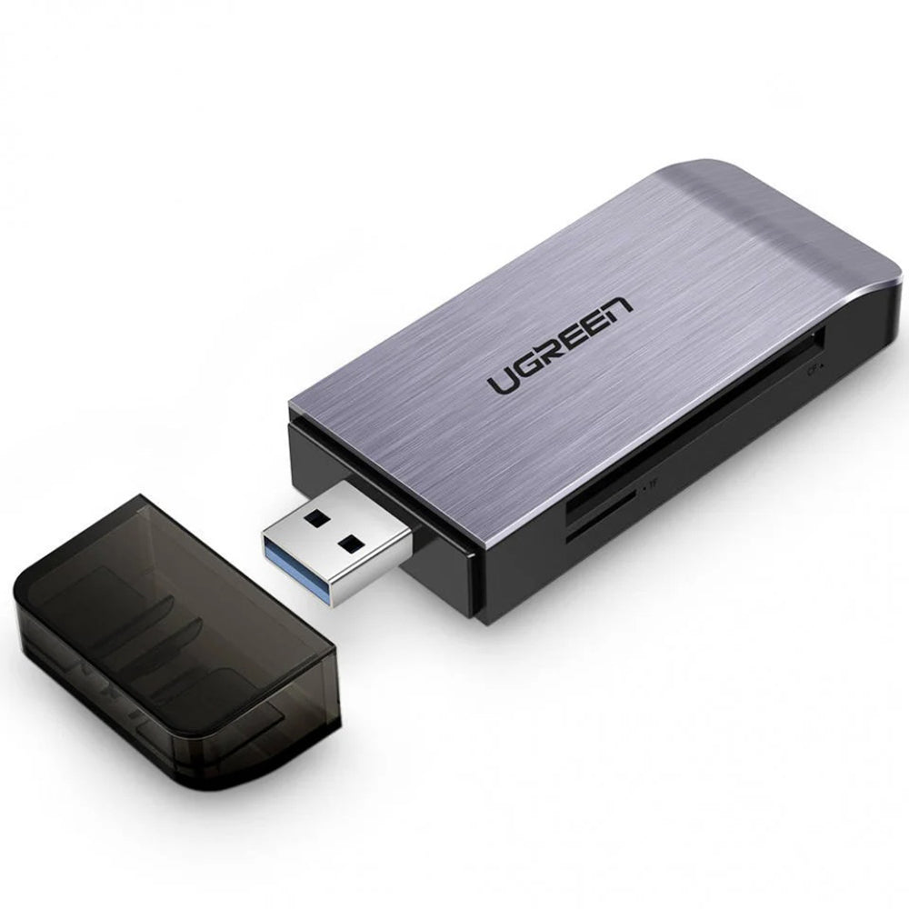 Kartenleser USB 3.0 UGREEN CM180, SD - microSD - CF - MS, Grau
