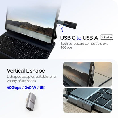 USB / USB-C Kartenleser OEM OmniLink Pro-002 Travel, 7in1, Grau