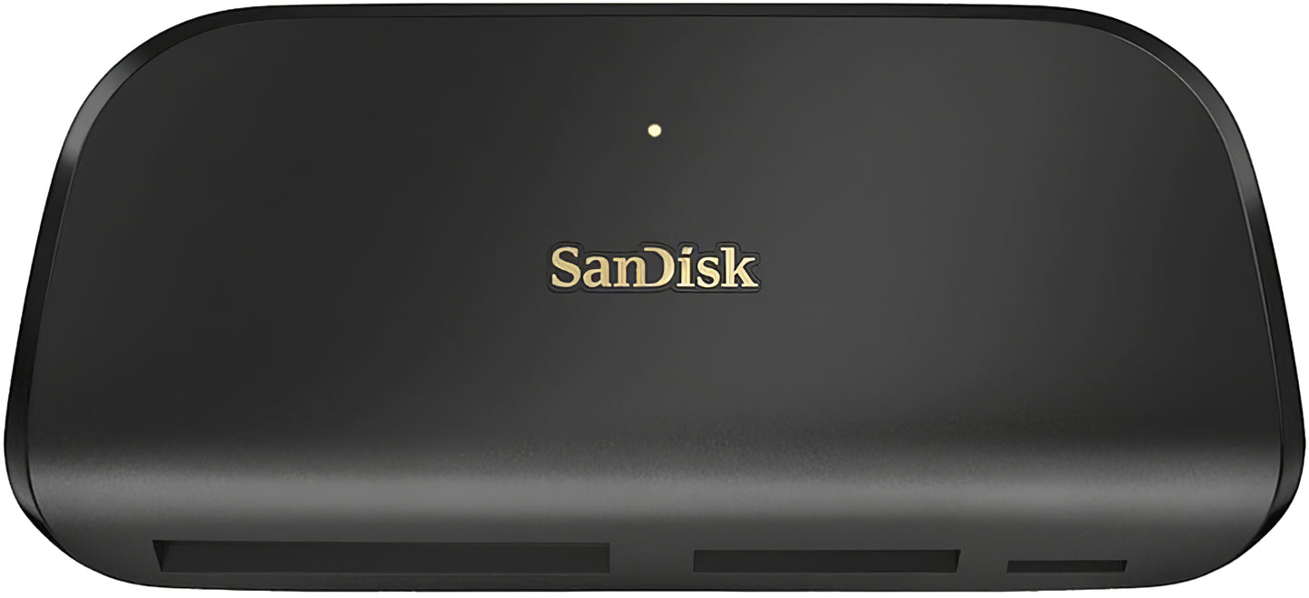 SanDisk Image Mate Pro USB-C-Kartenleser, CF – SD – microSD, Schwarz SDDR-A631-GNGNN