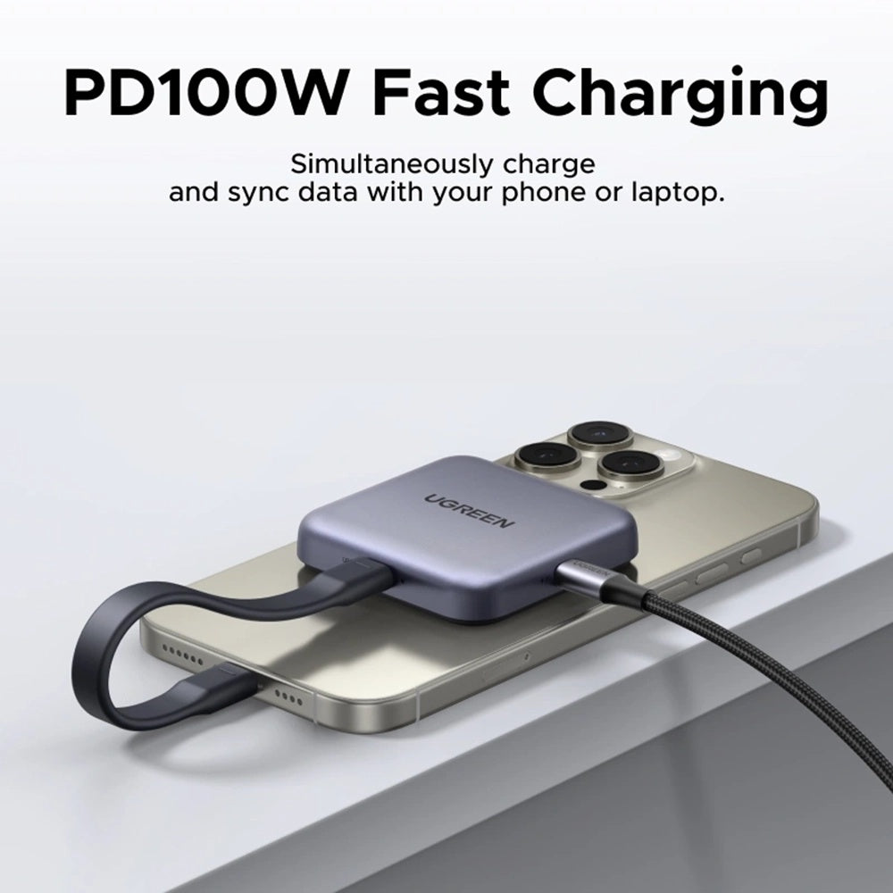 Kartenleser USB-C UGREEN CM898 (65095), SD - microSD, Grau