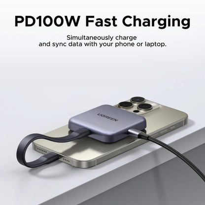 Kartenleser USB-C UGREEN CM898 (65095), SD - microSD, Grau