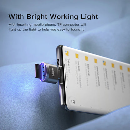 Kartenleser USB-C Yesido GS19, USB-A (OTG) - microSD, Grau