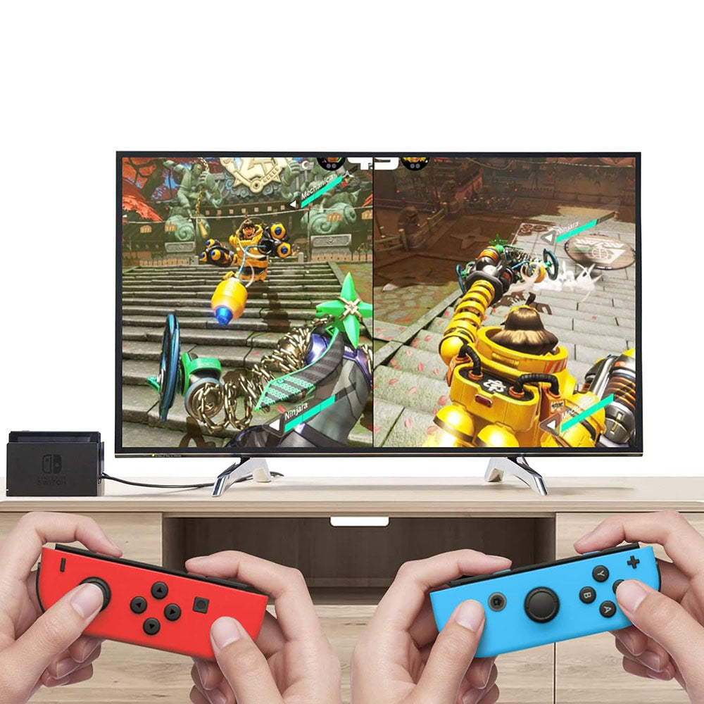 Techsuit THSWC Controller für Nintendo Switch / Switch OLED / Switch Lite, Rot Blau