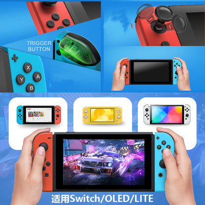 Techsuit THSWC Controller für Nintendo Switch / Switch OLED / Switch Lite, Rot Blau